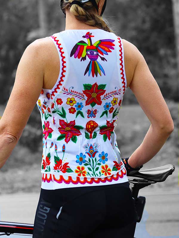 Frida Women's Sleeveless Jersey White - Image 4
